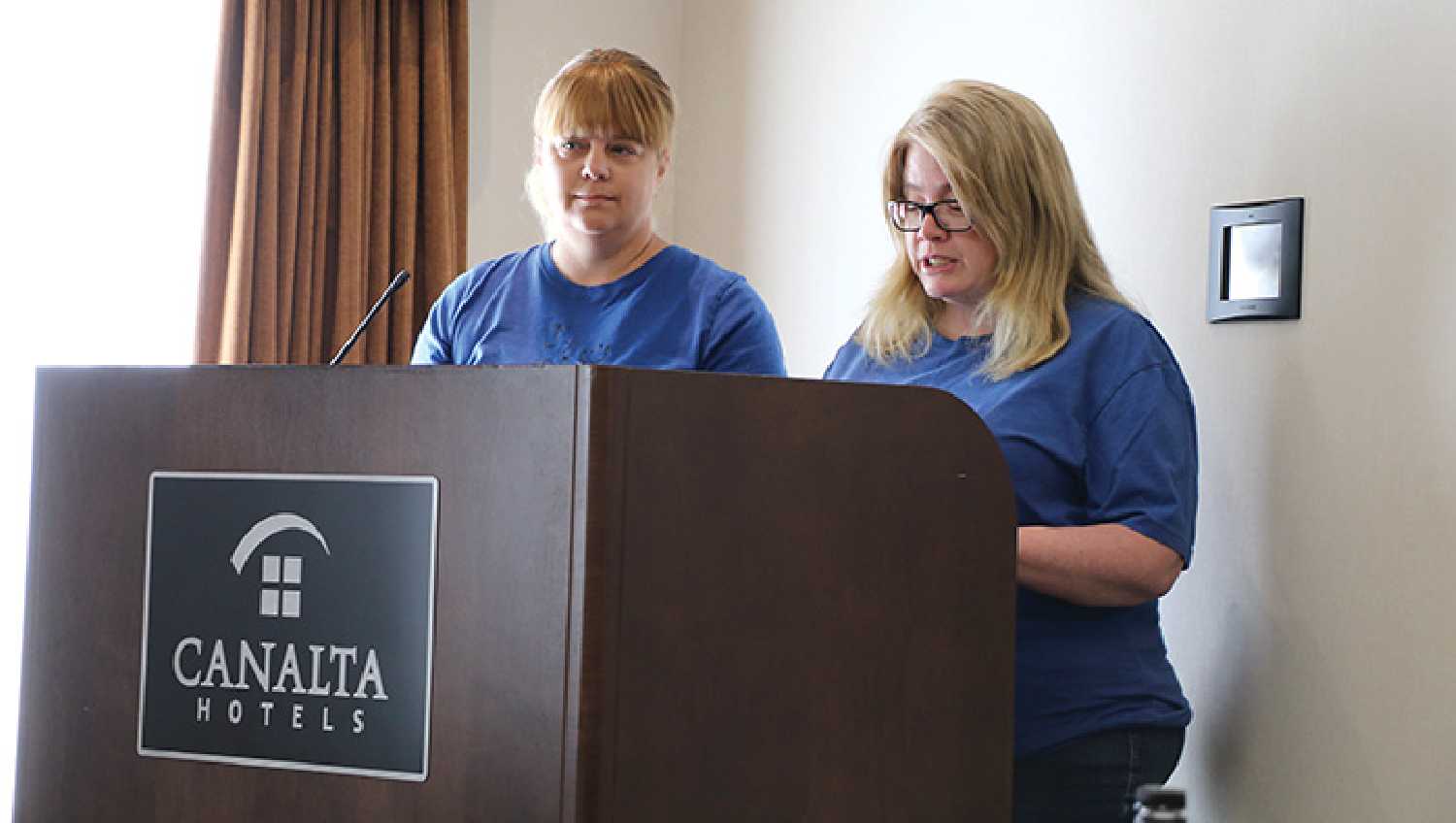 Moosomin Family Resource Centre (MFRC) Program Coordinator Sheryl Willms-Bromm and Board Chair Crystal Leshchyshyn spoke about their upcoming fundraiser at last week’s Chamber meeting.